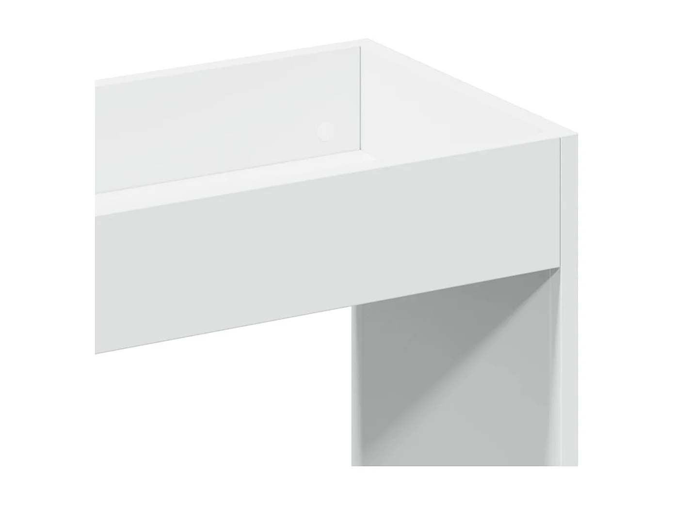 Credenza alta bianca 63x33x100 cm in legno ingegnerizzato