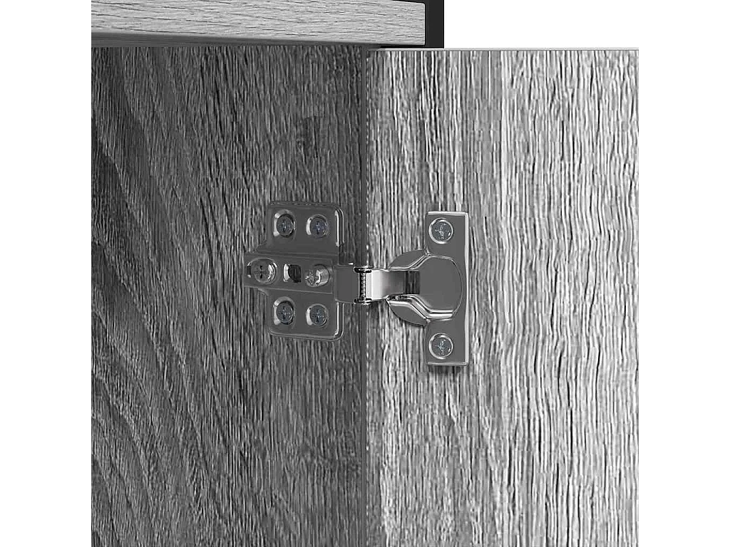 Étagère Sonoma gris 80 x 30 x 155.5 cm Bois d'ingénierie