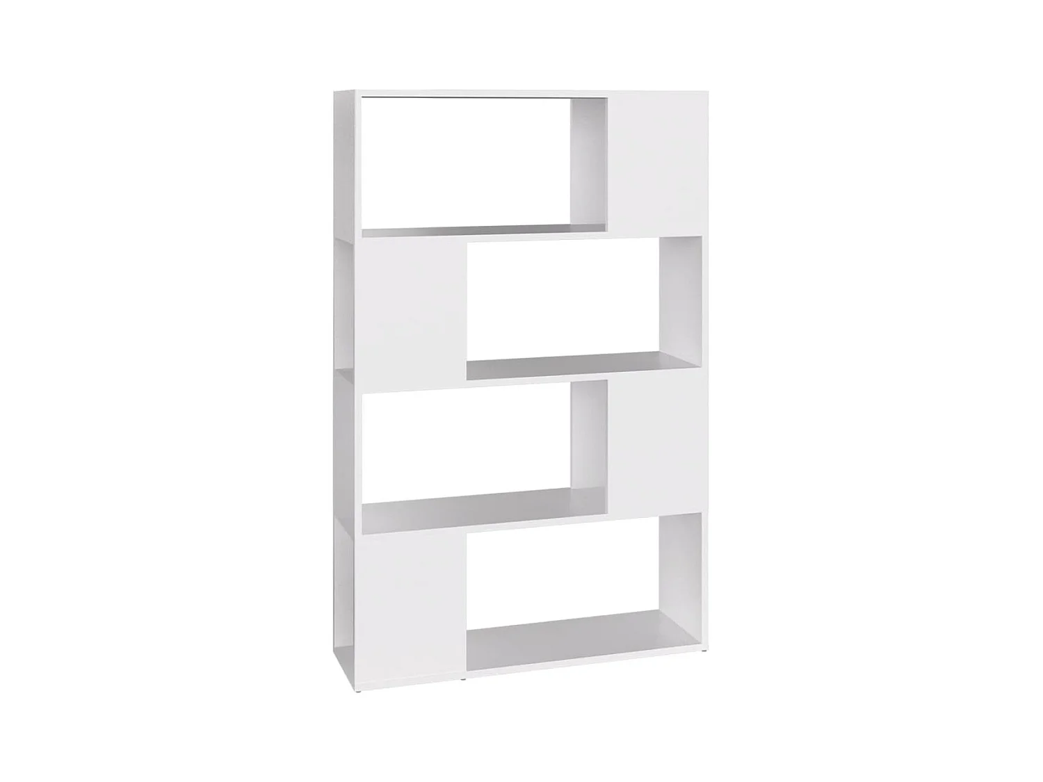 Bibliothèque/Séparateur de pièce Blanc Bois d'ingénierie