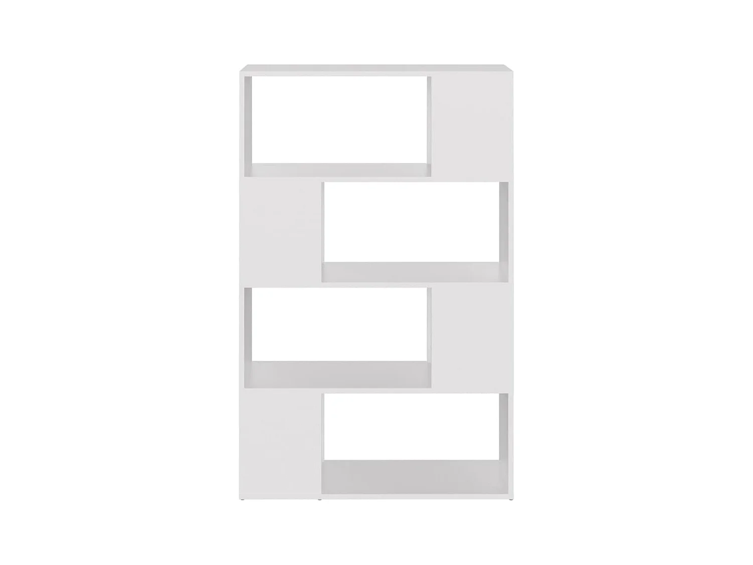 Bibliothèque/Séparateur de pièce Blanc Bois d'ingénierie