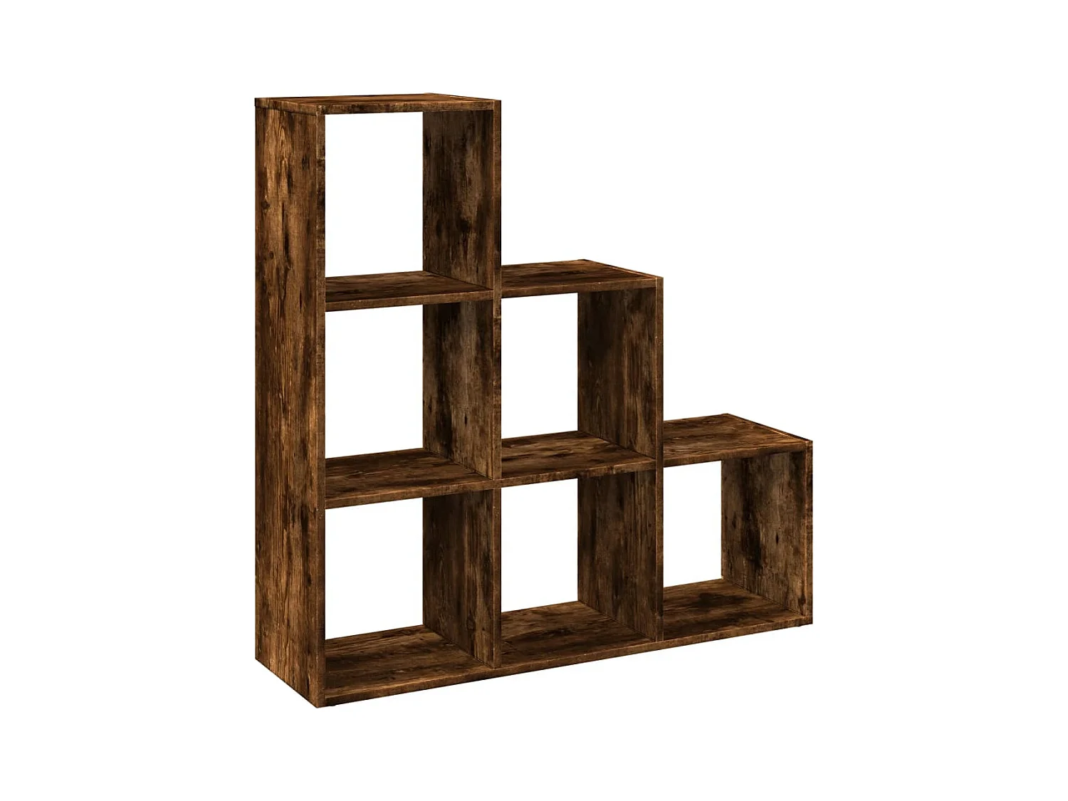 3-laags kamerverdelerplank gerookt eiken 99x29x99 cm