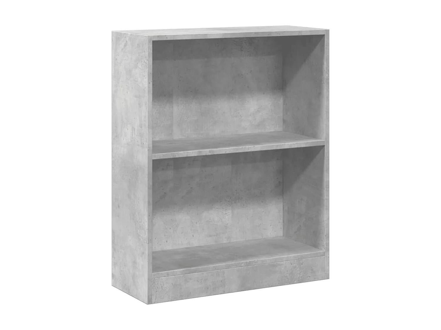Bibliothèque Gris béton 60x24x76 cm Bois d'ingénierie