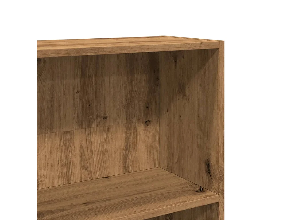 Handgefertigtes Bücherregal aus Eichenholz 80x24x176 cm