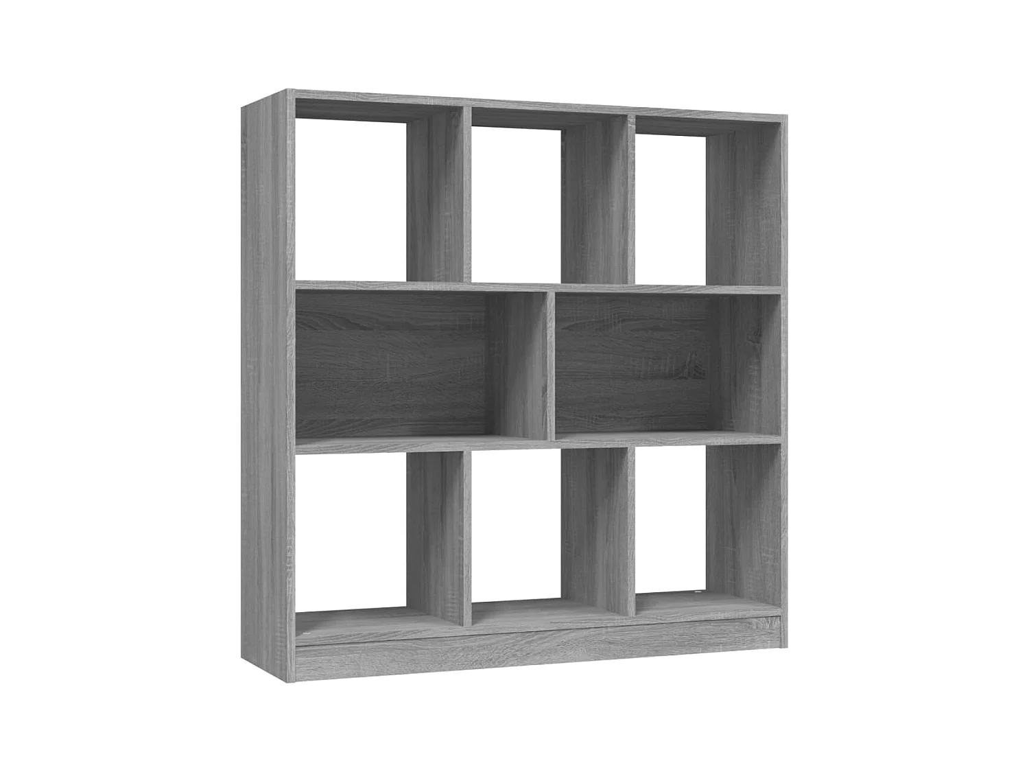 Bibliothèque Sonoma gris 97,5x29,5x100 cm Bois d'ingénierie