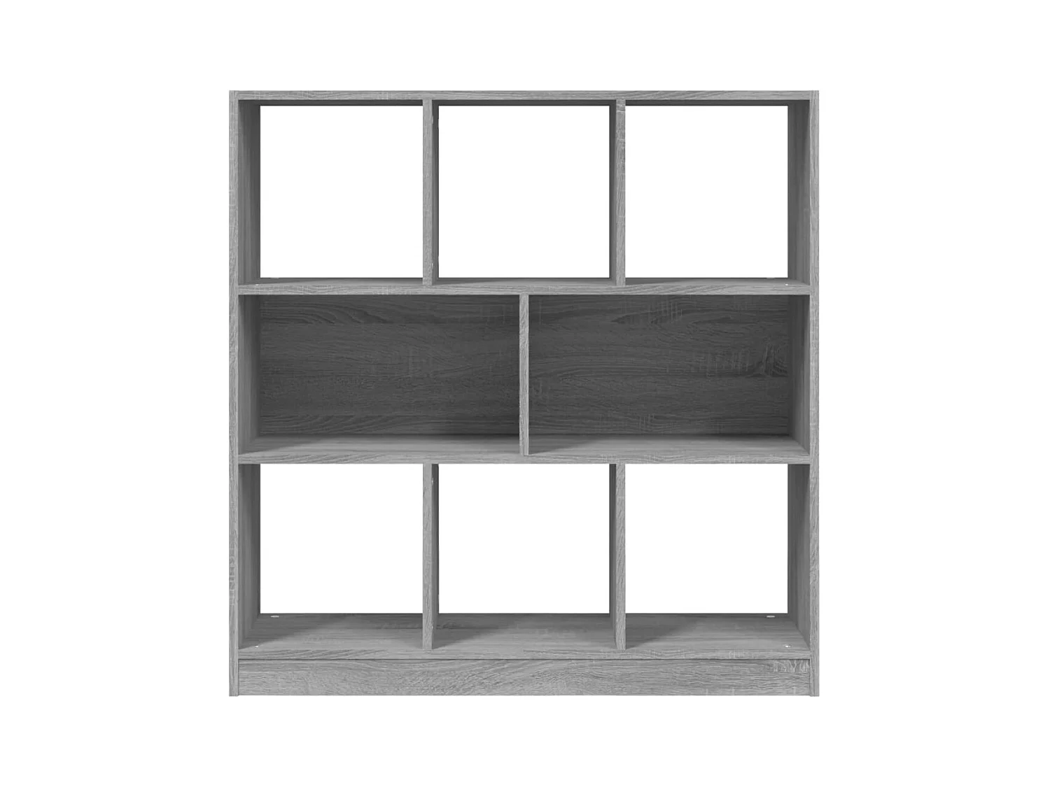 Bibliothèque Sonoma gris 97,5x29,5x100 cm Bois d'ingénierie