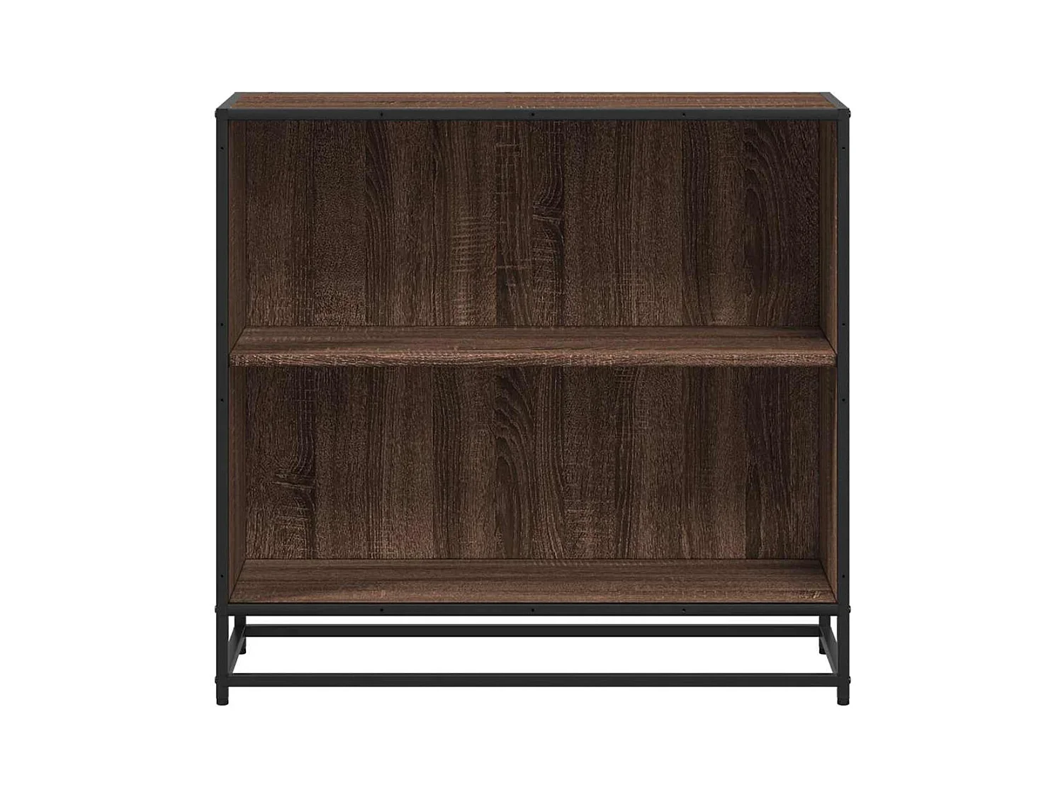 Bibliothèque chêne marron 80,5x35x76 cm bois d'ingénierie