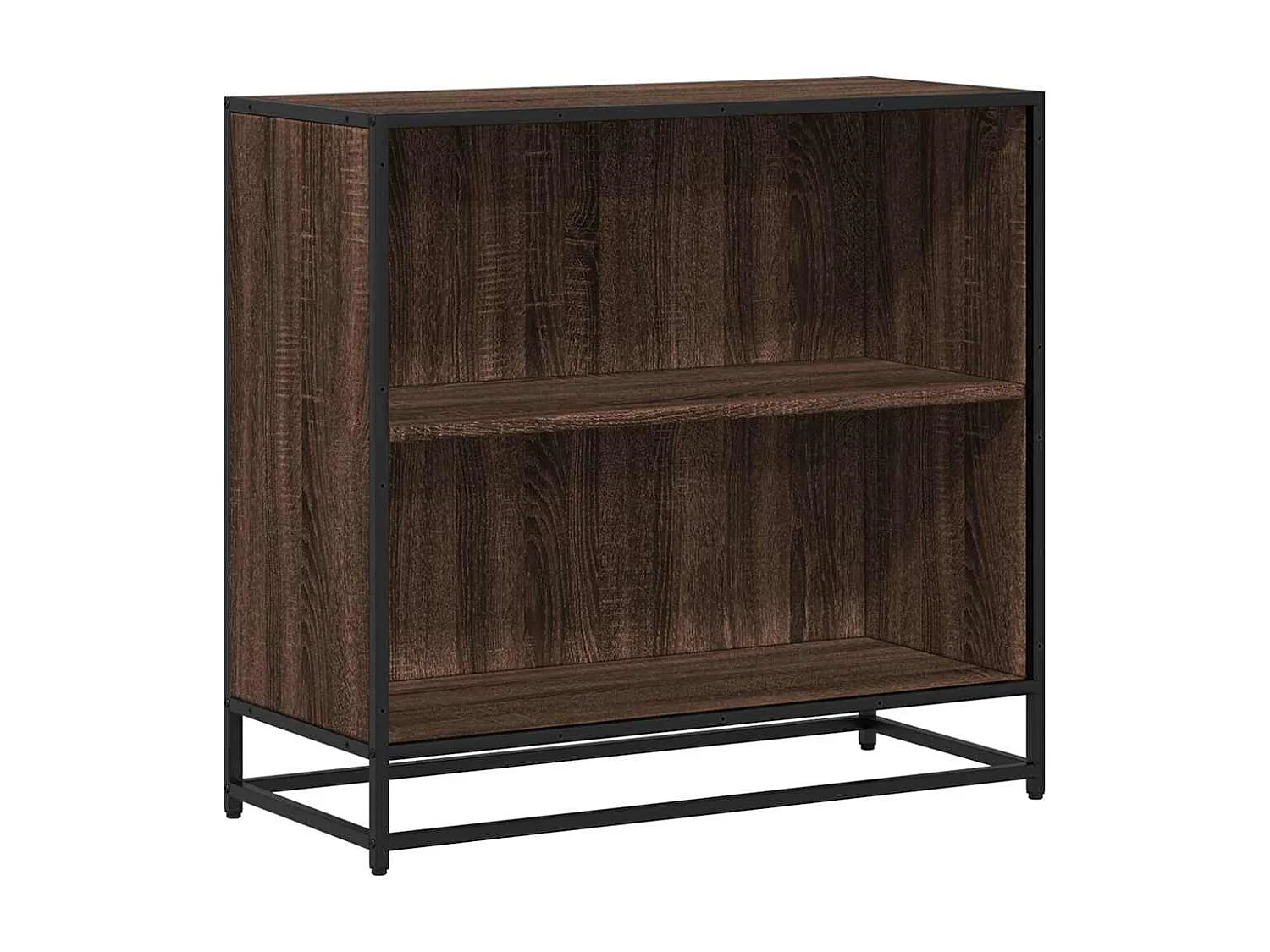 Bibliothèque chêne marron 80,5x35x76 cm bois d'ingénierie