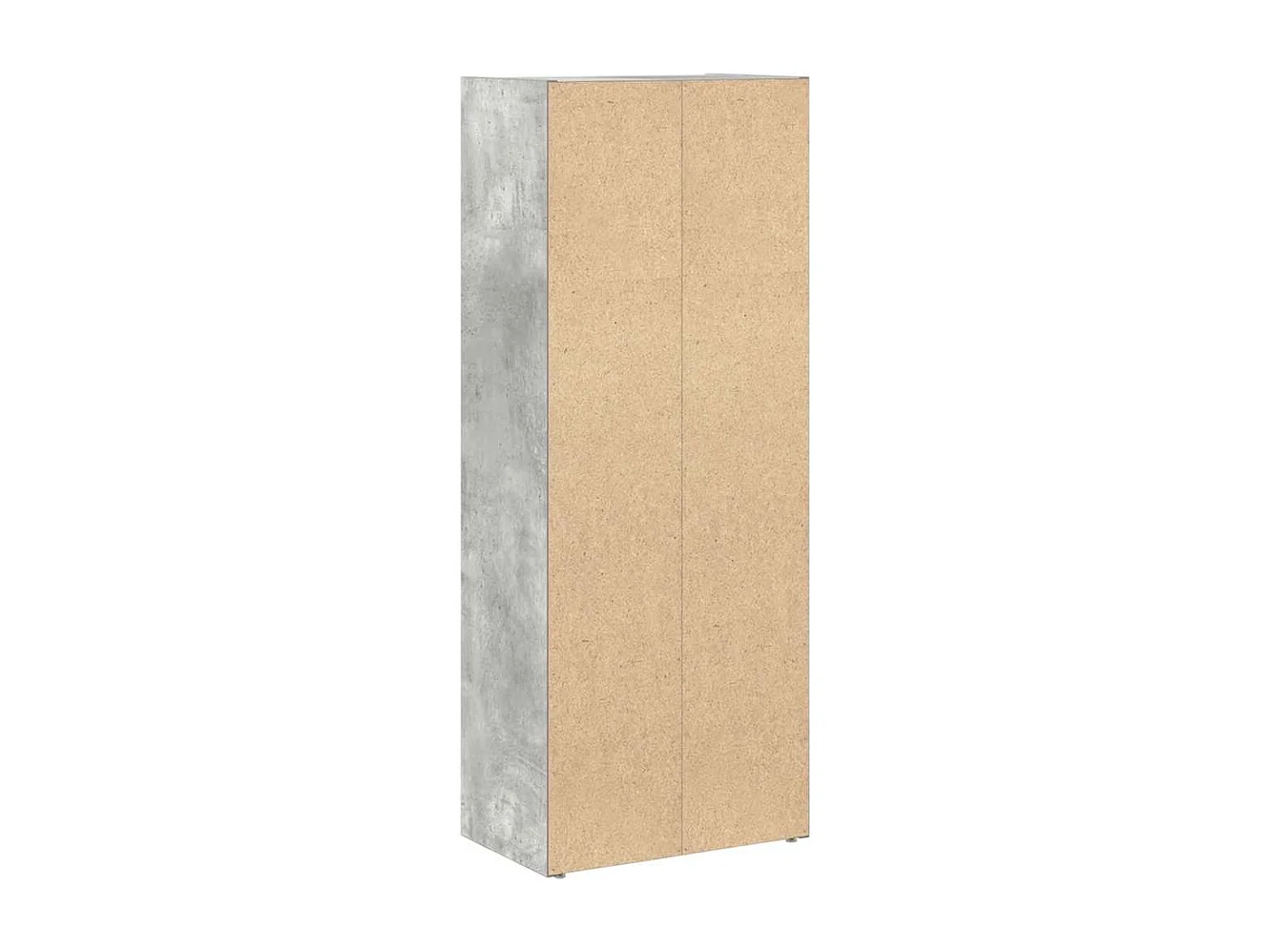 Libreria grigio cemento 40x24x102 cm in legno ingegnerizzato