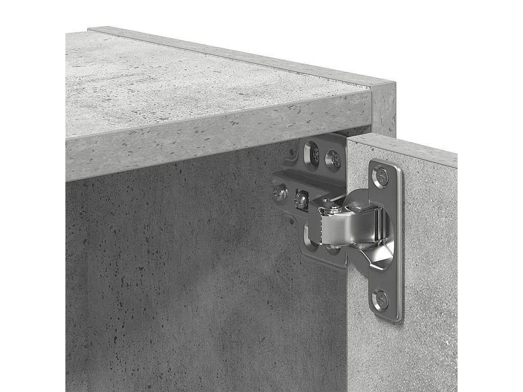 Libreria grigio cemento 40x24x102 cm in legno ingegnerizzato