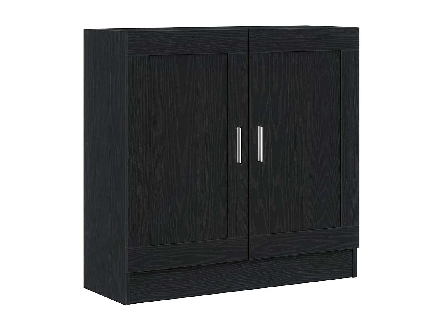 Meuble à livres en chêne noir - 82,5 x 30,5 x 80 cm - Bois d'ingénierie