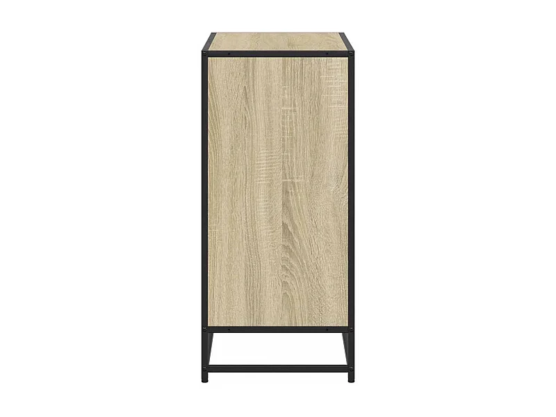 Bibliothèque chêne sonoma 80,5x35x76 cm bois d'ingénierie