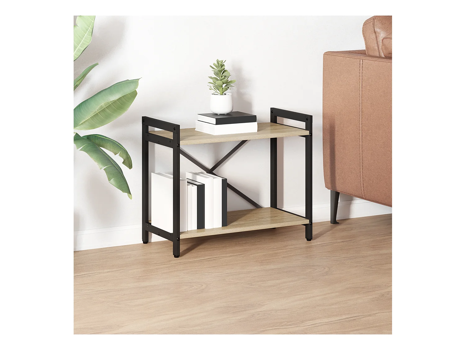 Bibliothèque Chêne sonoma 60 x 30 x 48.5 cm Bois d'ingénierie