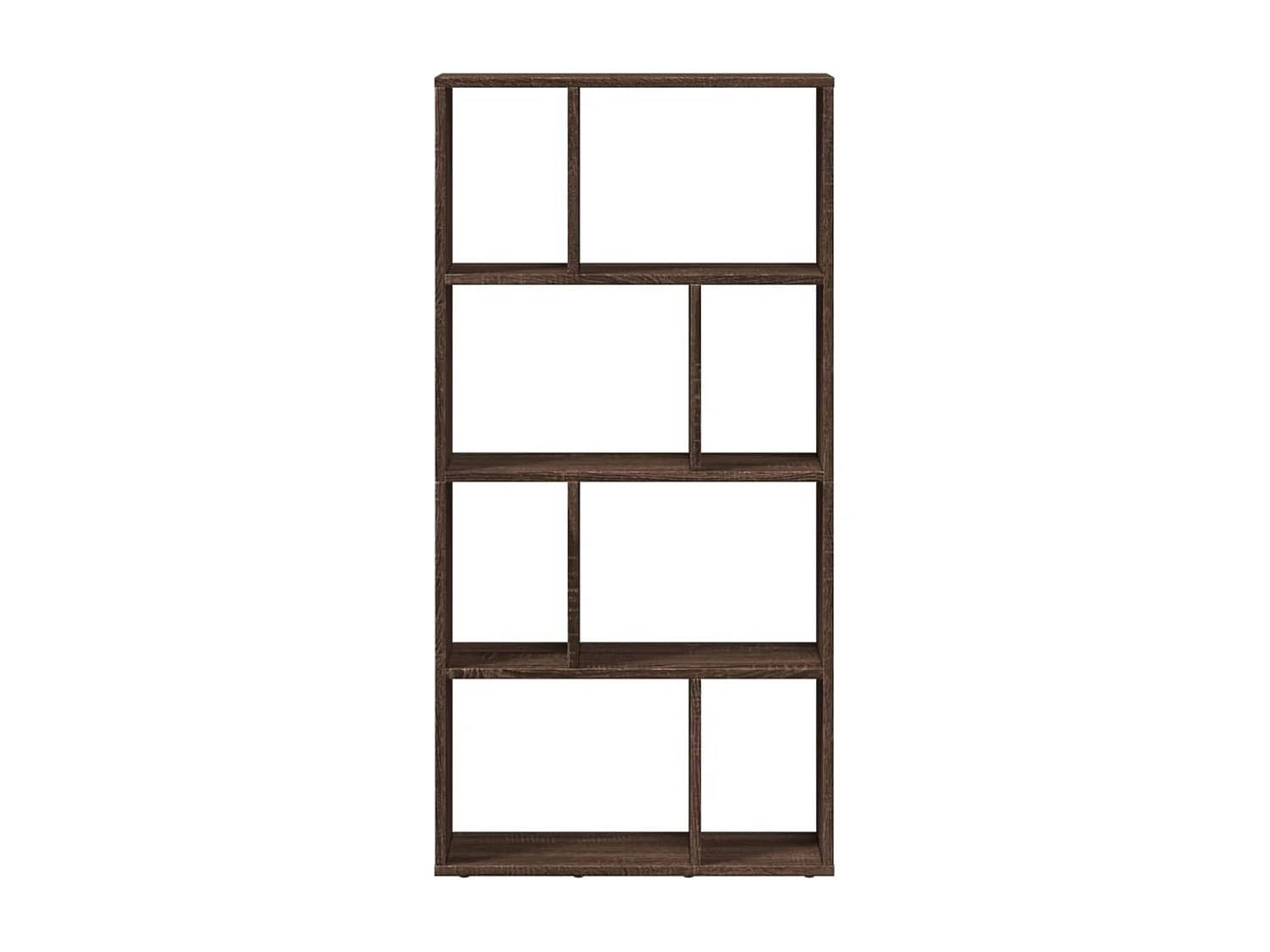 Libreria in rovere marrone 60x20x120 cm in legno ingegnerizzato