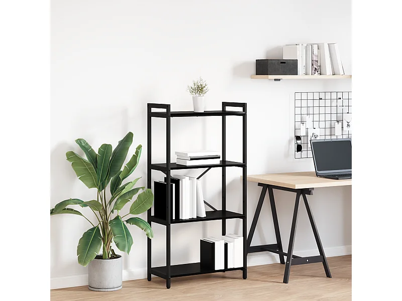 Bibliothèque Chêne noir 60 x 30 x 118 cm Bois d'ingénierie