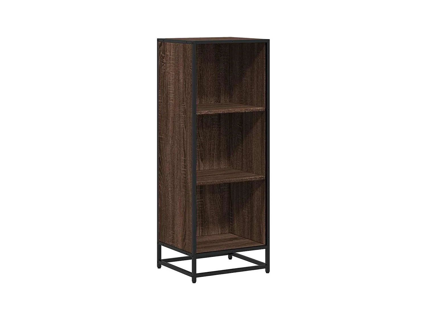 Bibliothèque chêne marron 40x35x107,5 cm bois d'ingénierie