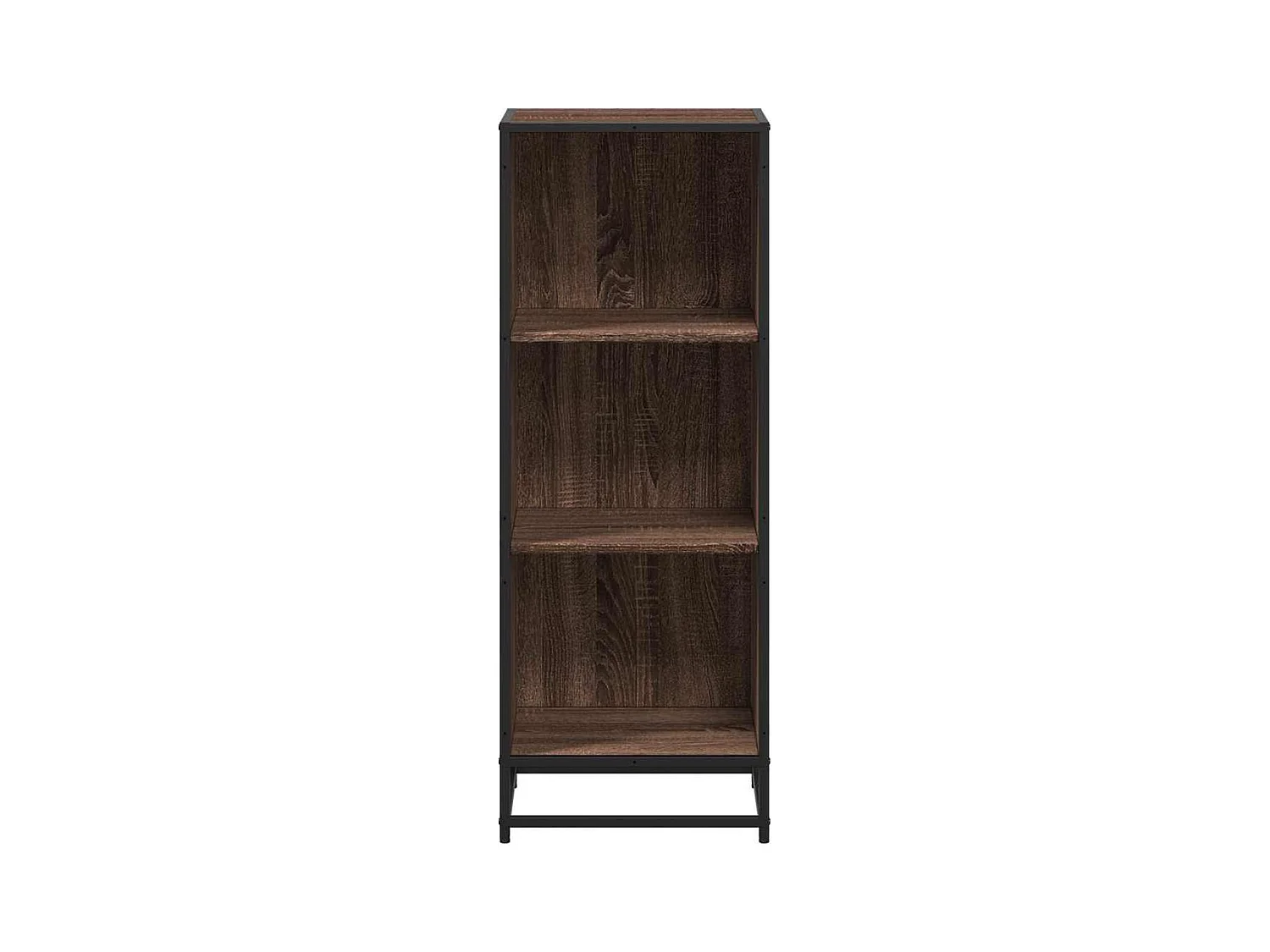 Bibliothèque chêne marron 40x35x107,5 cm bois d'ingénierie