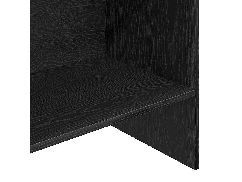 Bibliothèque Chêne noir 60 x 35 x 180 cm Bois d'ingénierie