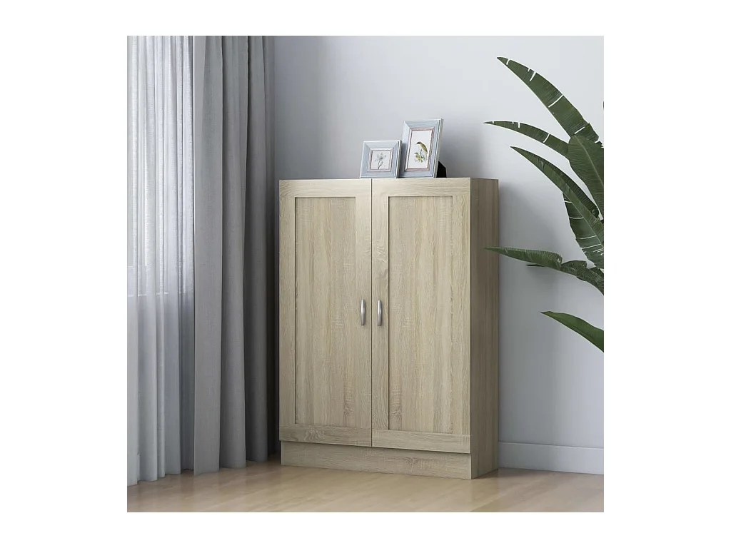 Libreria in rovere Sonoma 82,5x30,5x115 cm in legno ingegnerizzato