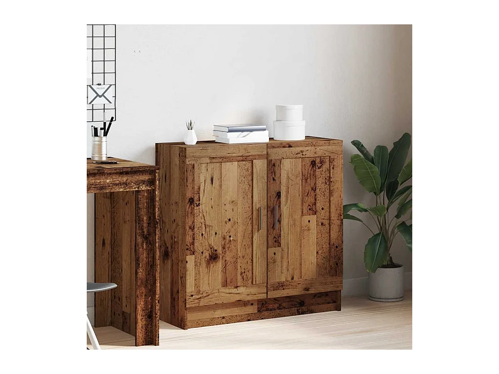 Meuble vieux bois 82,5x30,5x80 cm bois d'ingénierie