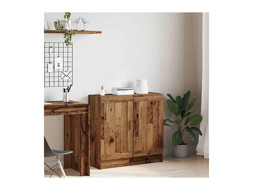 Meuble vieux bois 82,5x30,5x80 cm bois d'ingénierie