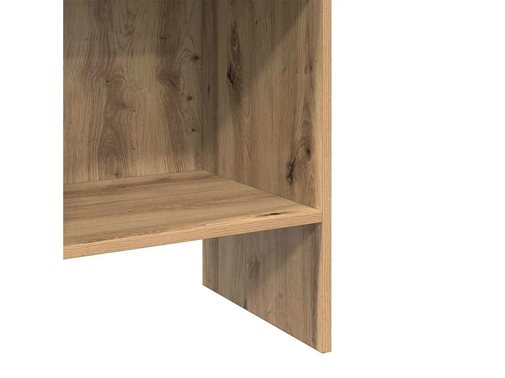 Handgefertigtes Bücherregal aus Eichenholz 40 x 35 x 180 cm Holzwerkstoff