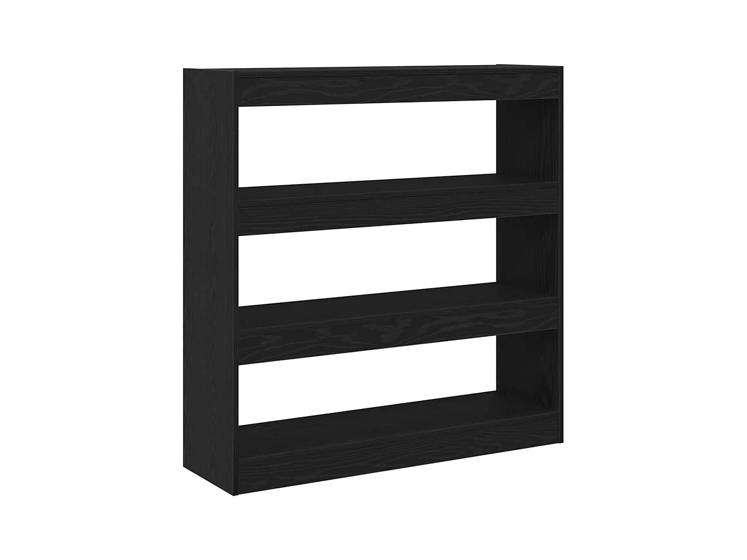 Cabinet à livres/Cloison Chêne Noir 100x30x103cm Bois d'ingénierie