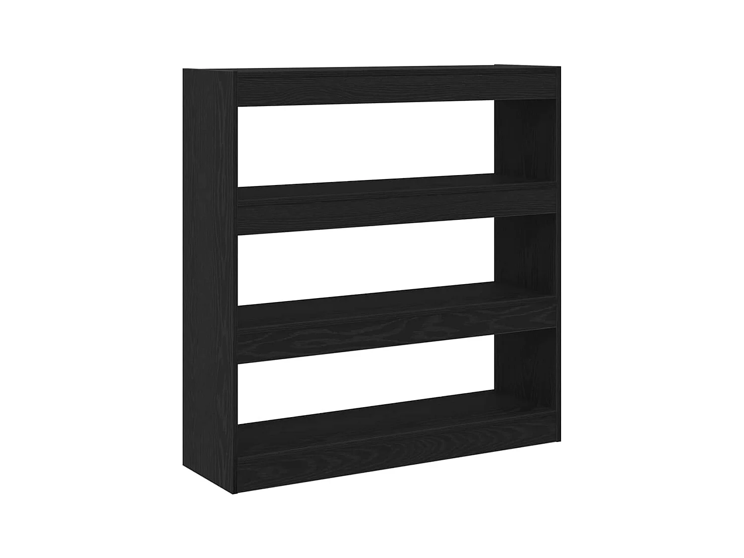 Cabinet à livres/Cloison Chêne Noir 100x30x103cm Bois d'ingénierie