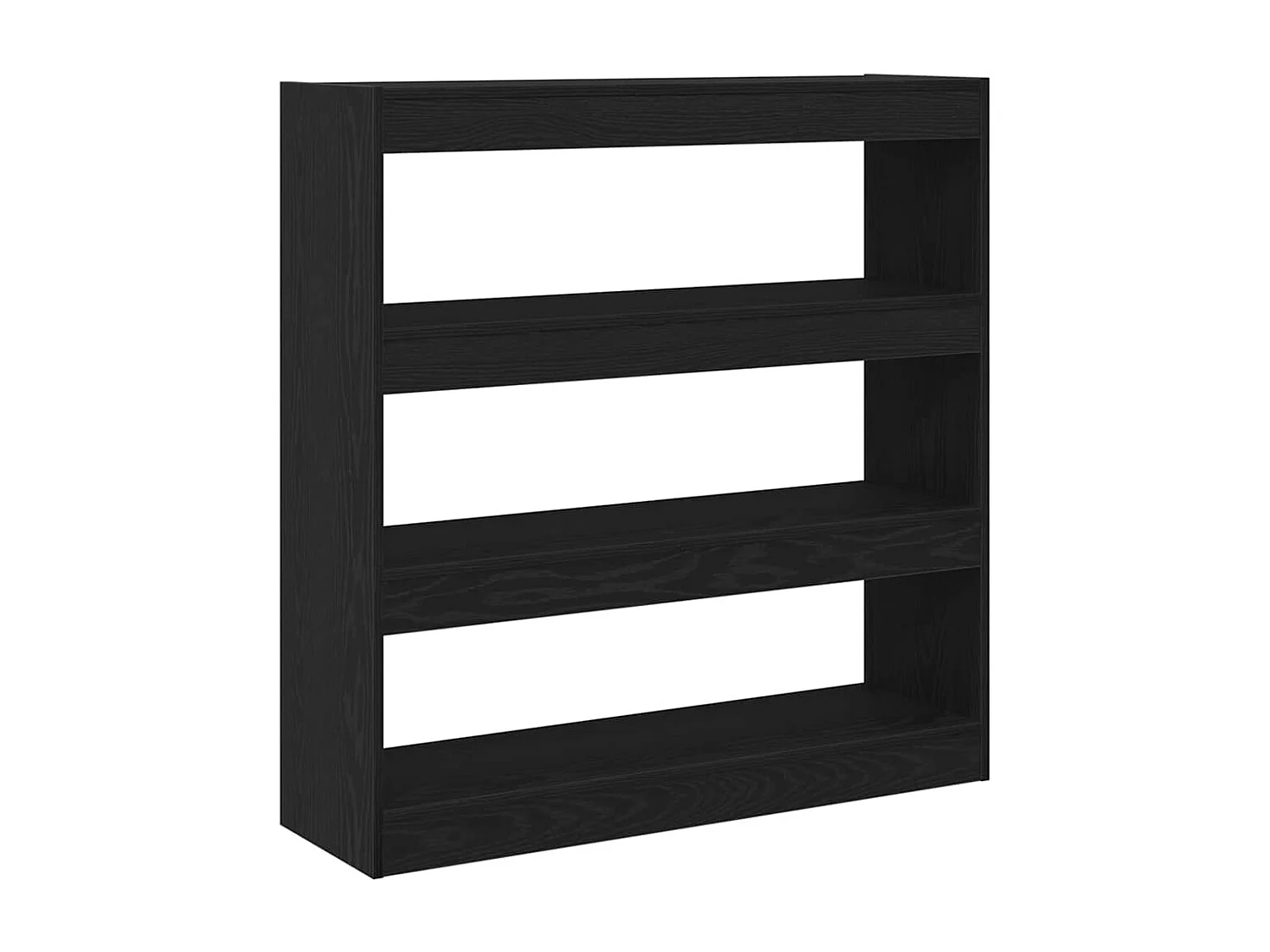 Cabinet à livres/Cloison Chêne Noir 100x30x103cm Bois d'ingénierie