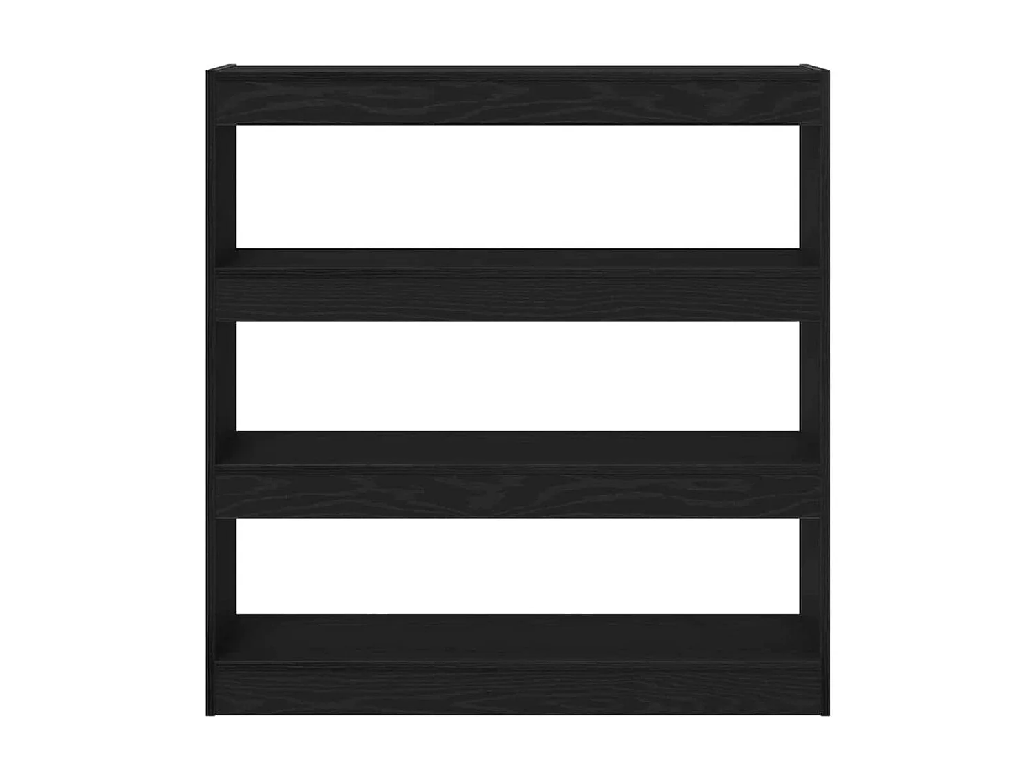 Cabinet à livres/Cloison Chêne Noir 100x30x103cm Bois d'ingénierie