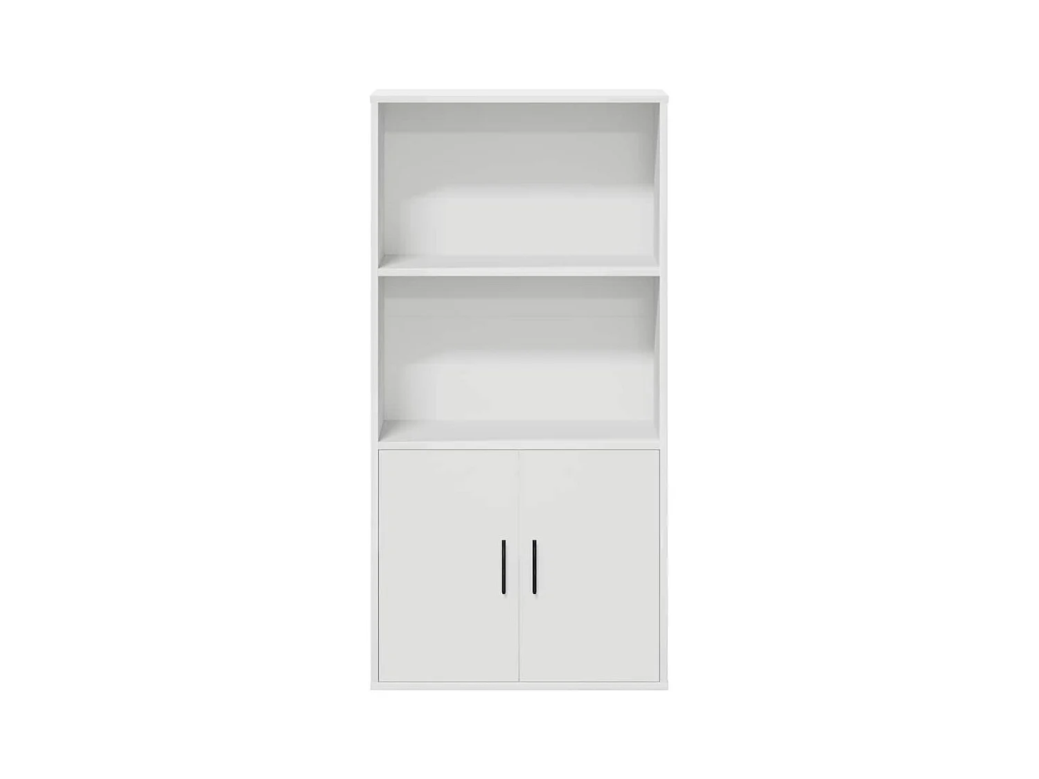 Bibliothèque blanc 60x24x120 cm bois d'ingénierie