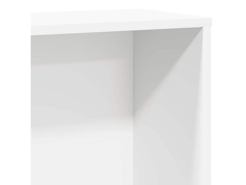 Bibliothèque blanc 60x24x120 cm bois d'ingénierie