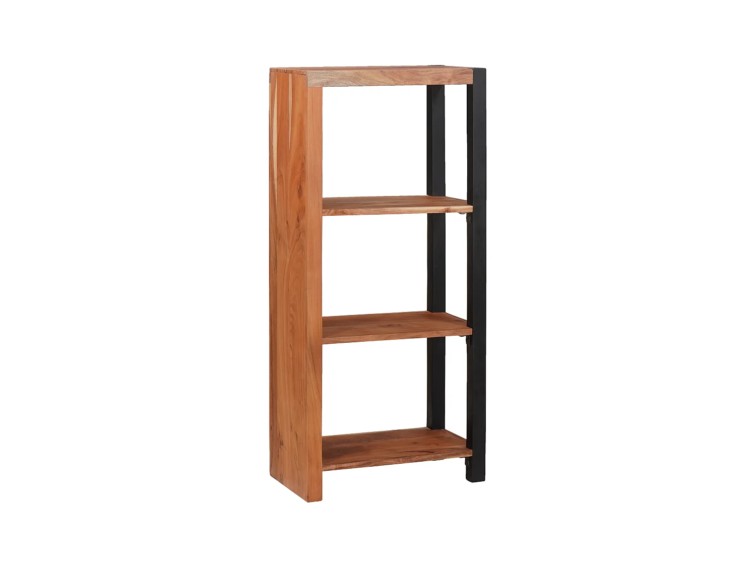 Libreria 50 x 30 x 110 cm in legno massello di acacia