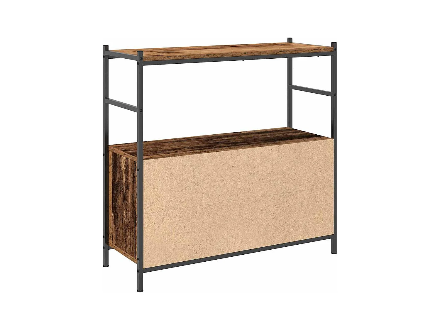 Bibliothèque Chêne Fumé 80x30x78,5 cm Bois Ingénierie