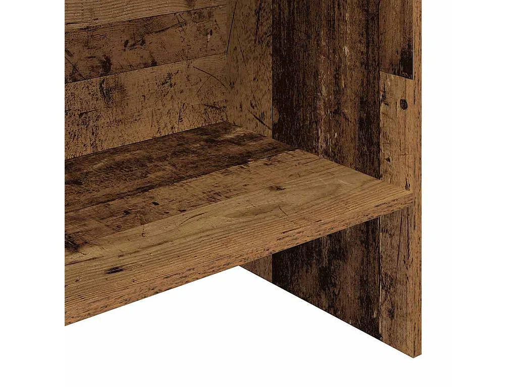 Libreria in legno antico 60 x 35 x 180 cm Legno ingegnerizzato