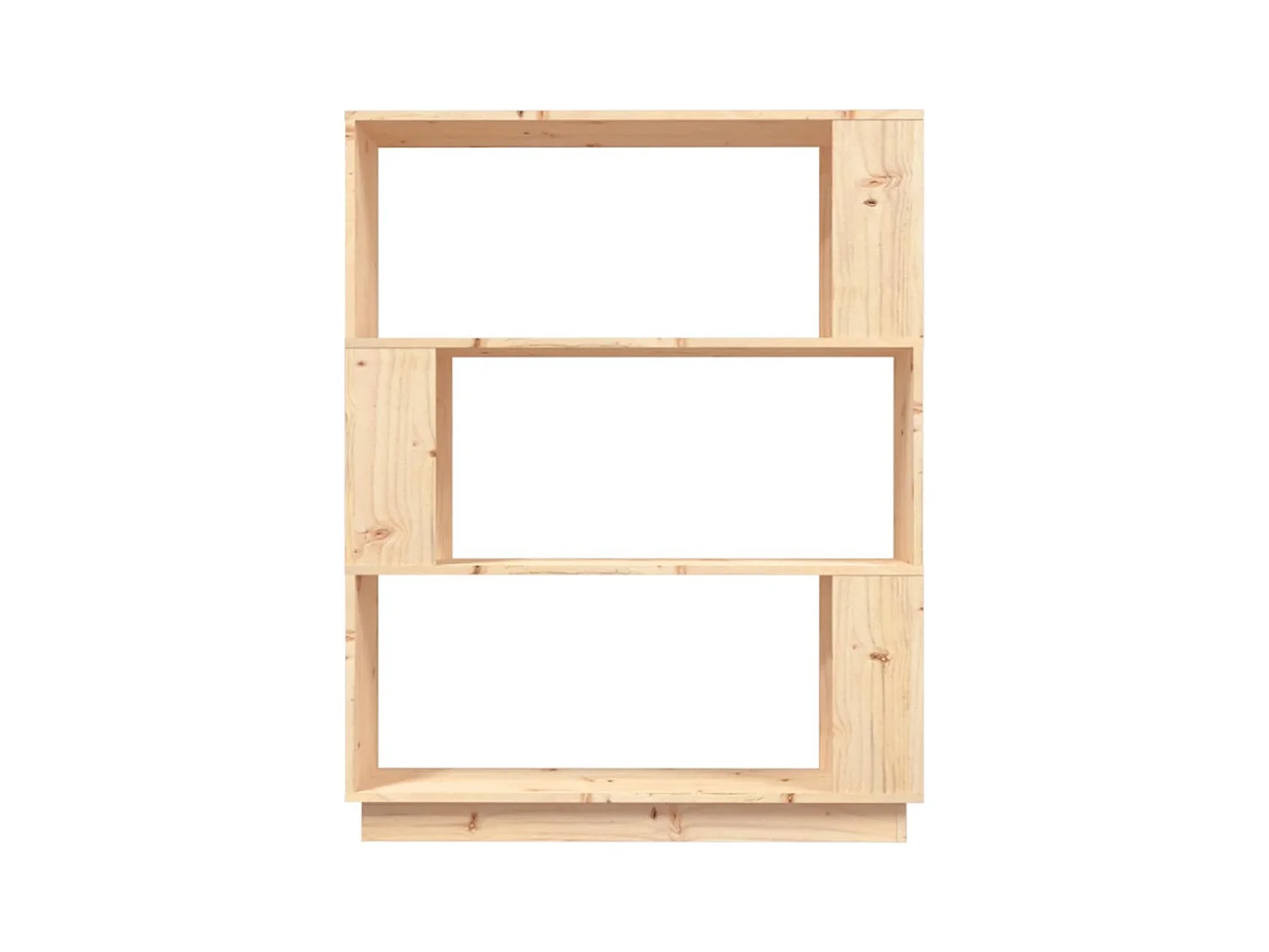 Librería/Separador de ambientes 80x25x101 cm Pino macizo