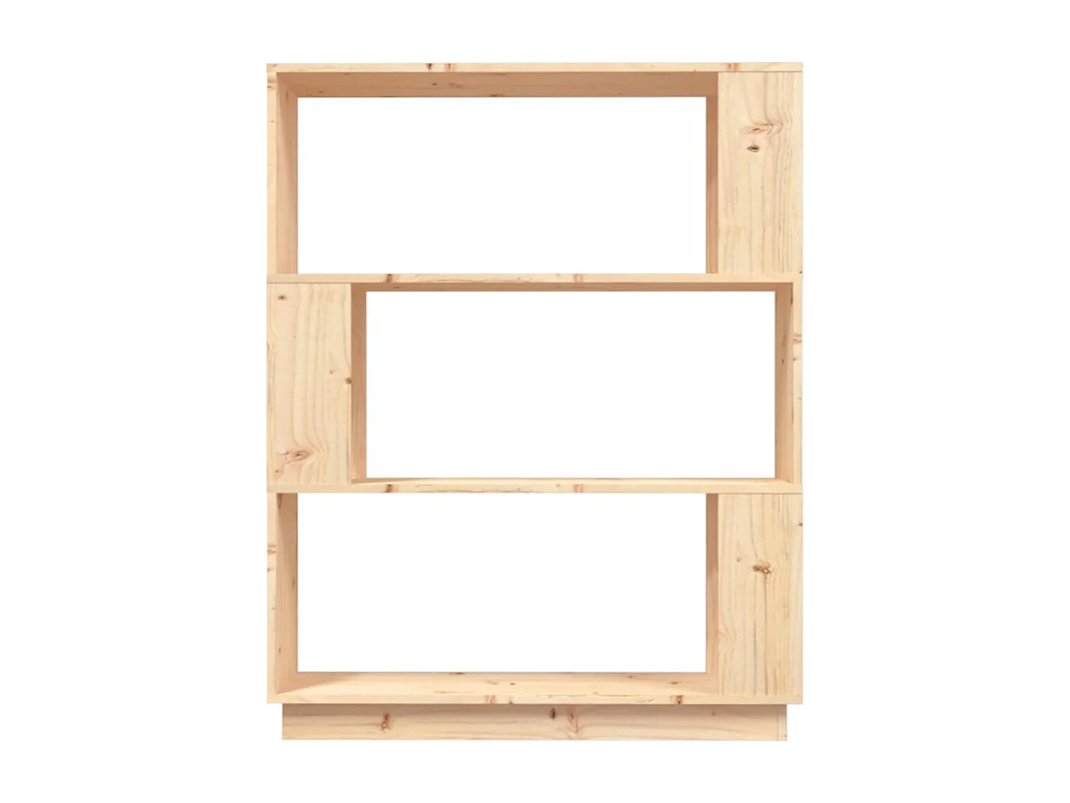 Bibliothèque/Séparateur de pièce 80x25x101 cm Pin solide