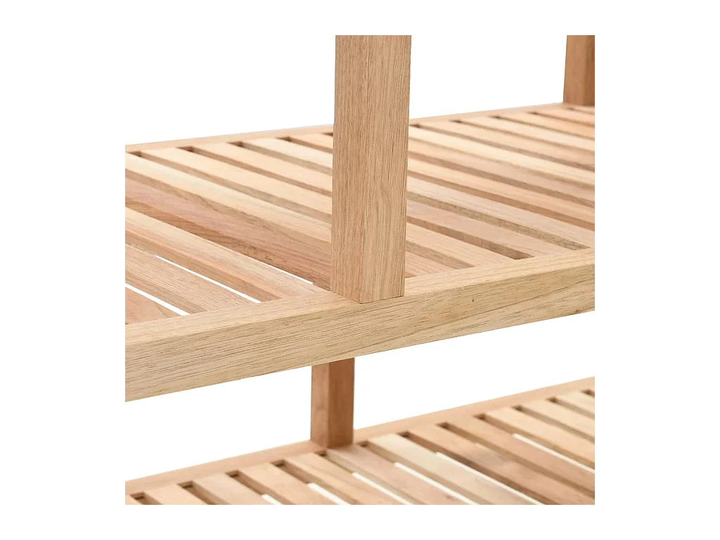 Étagère de salle de bain Bois de noyer massif 100x40x65 cm