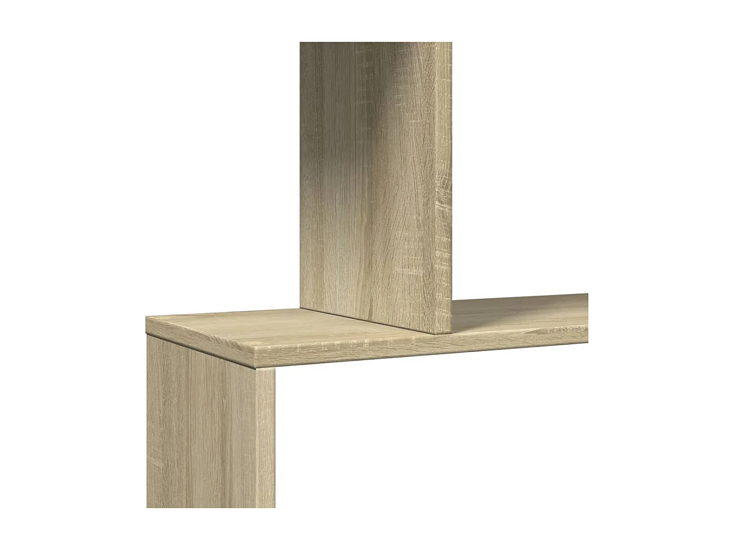 Mensola divisoria a 3 ripiani in rovere Sonoma 70x24x97 cm