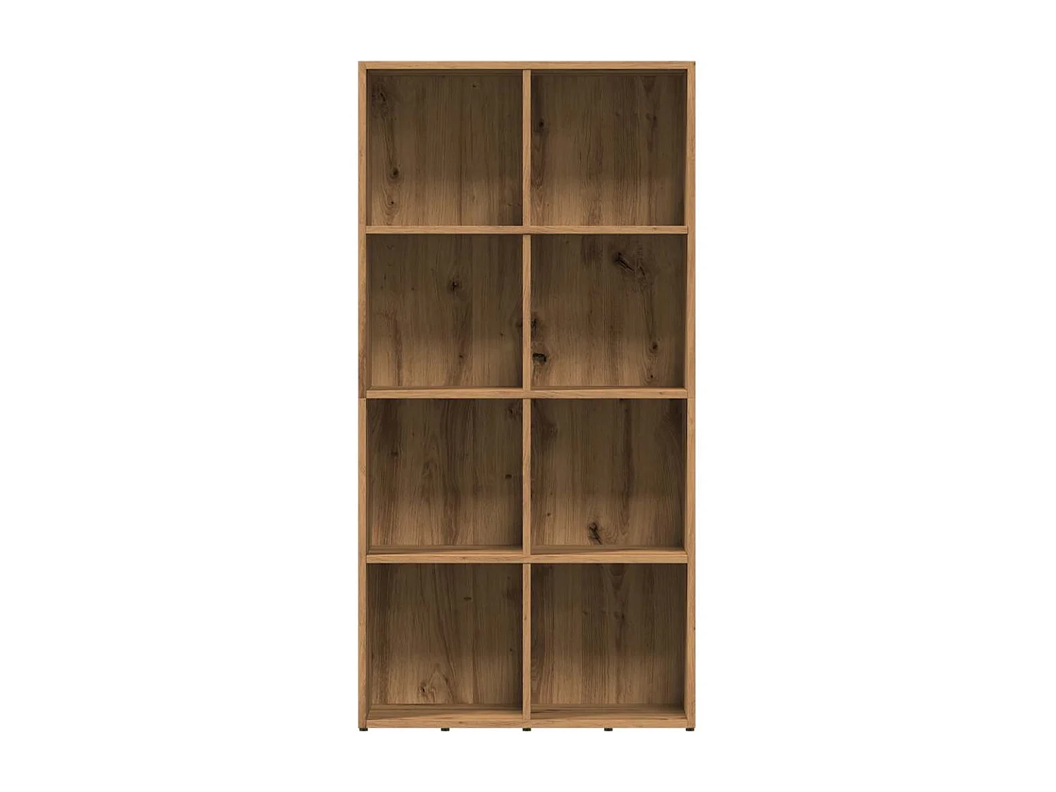 Bibliothèque chêne artisanal 66x30x130 cm bois d'ingénierie