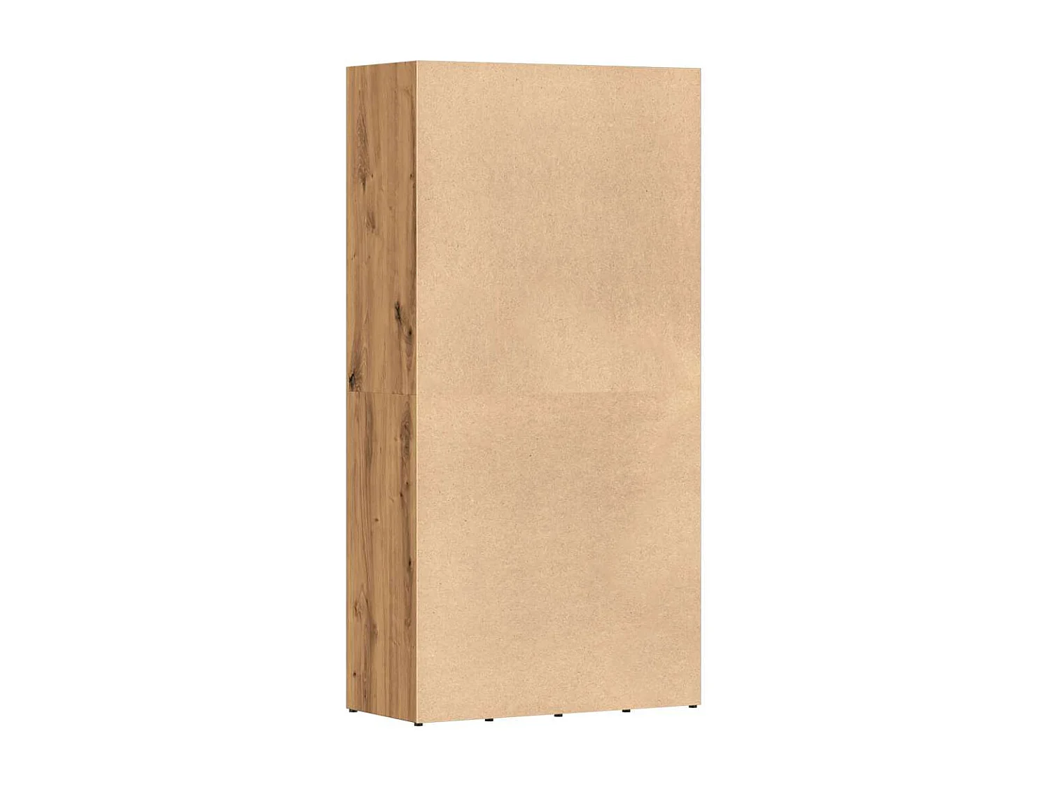 Bibliothèque chêne artisanal 66x30x130 cm bois d'ingénierie