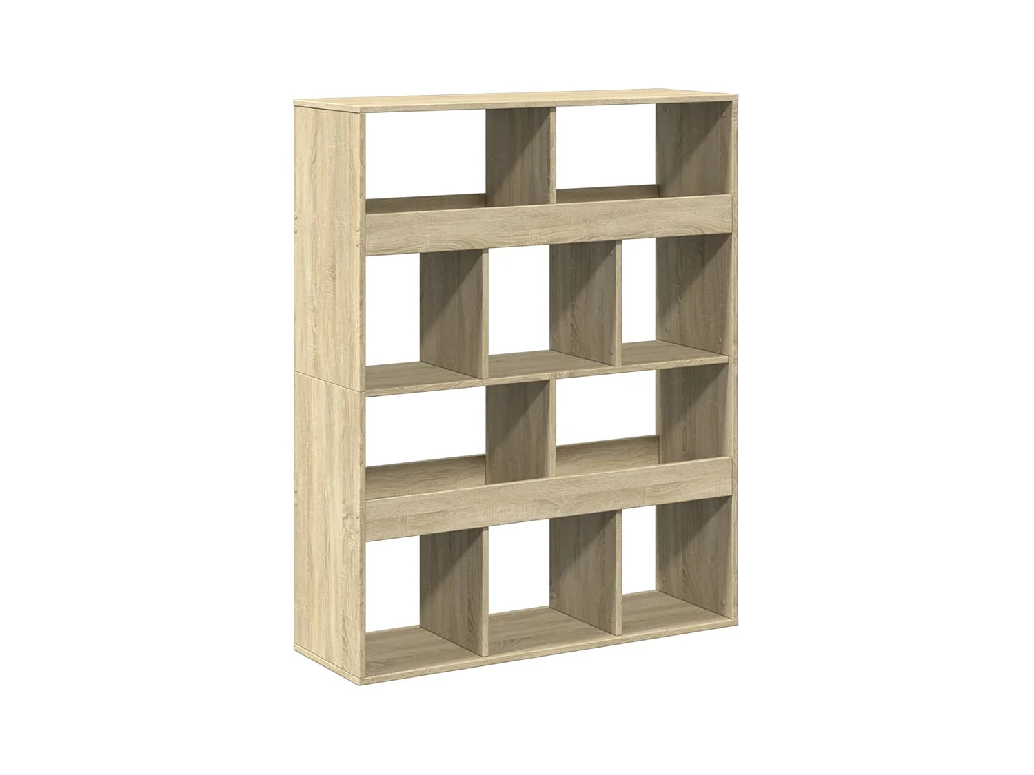 Sonoma eiken boekenkast 100x33x125,5 cm bewerkt hout