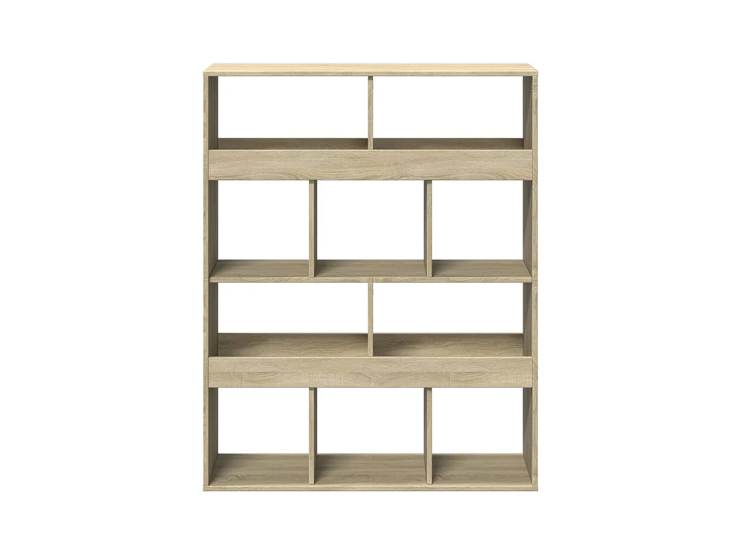 Sonoma eiken boekenkast 100x33x125,5 cm bewerkt hout