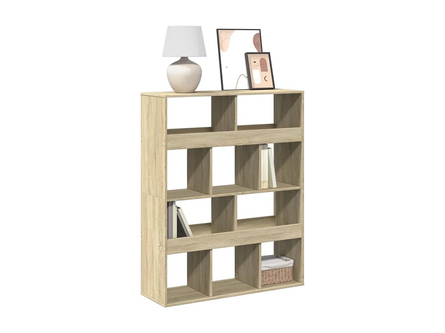 Libreria in rovere Sonoma 100x33x125,5 cm in legno ingegnerizzato