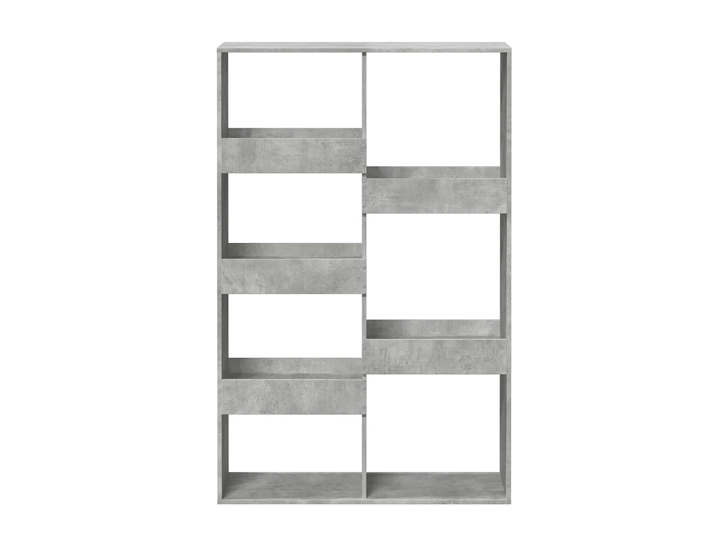 Betongraue Trennwand 100x33x155,5cm Holzwerkstoff