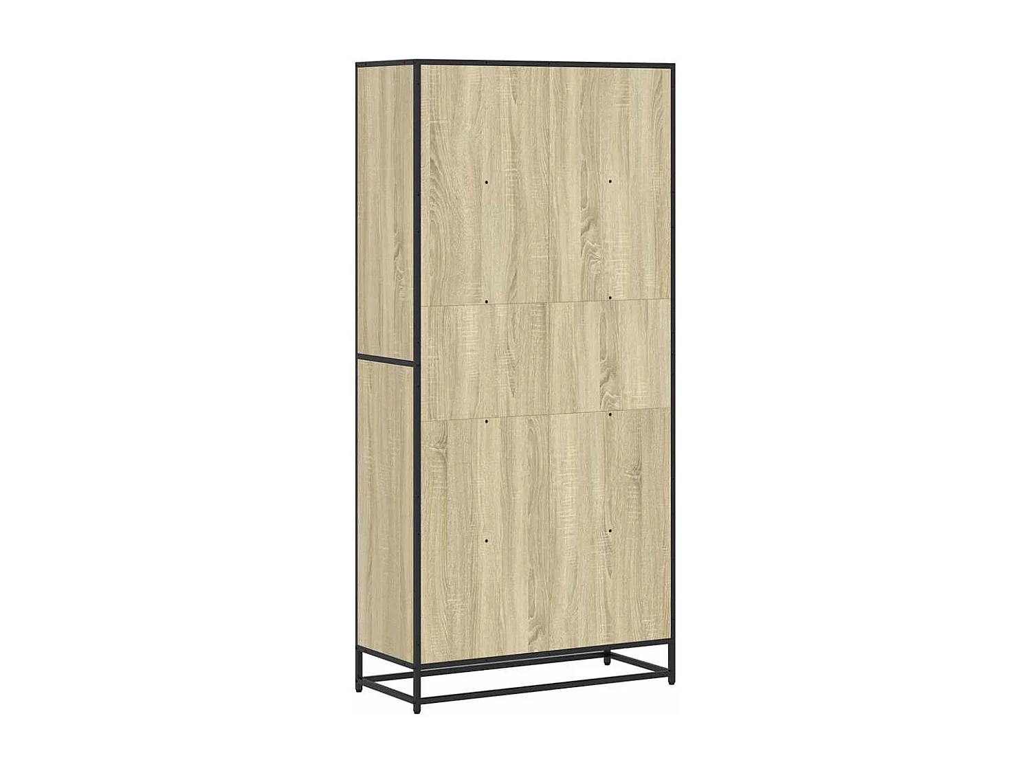 Bibliothèque chêne sonoma 80,5x35x170,5 cm bois d'ingénierie