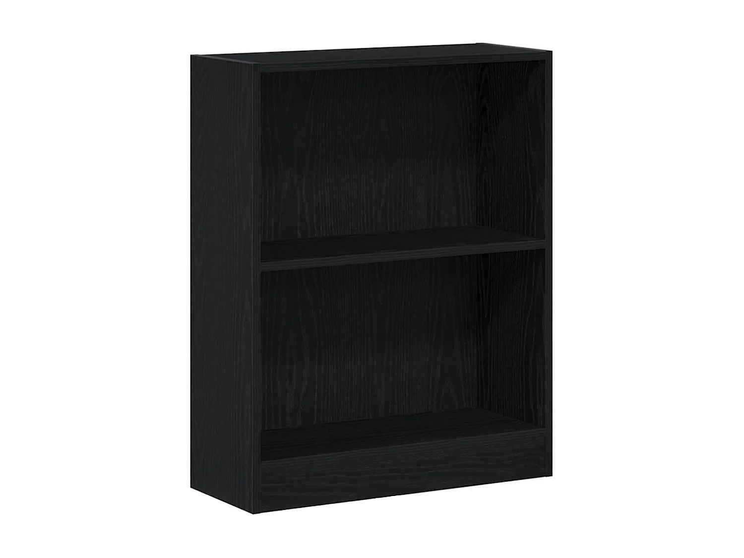 Bibliothèque Noire 60x24x76 cm en bois d'ingénierie