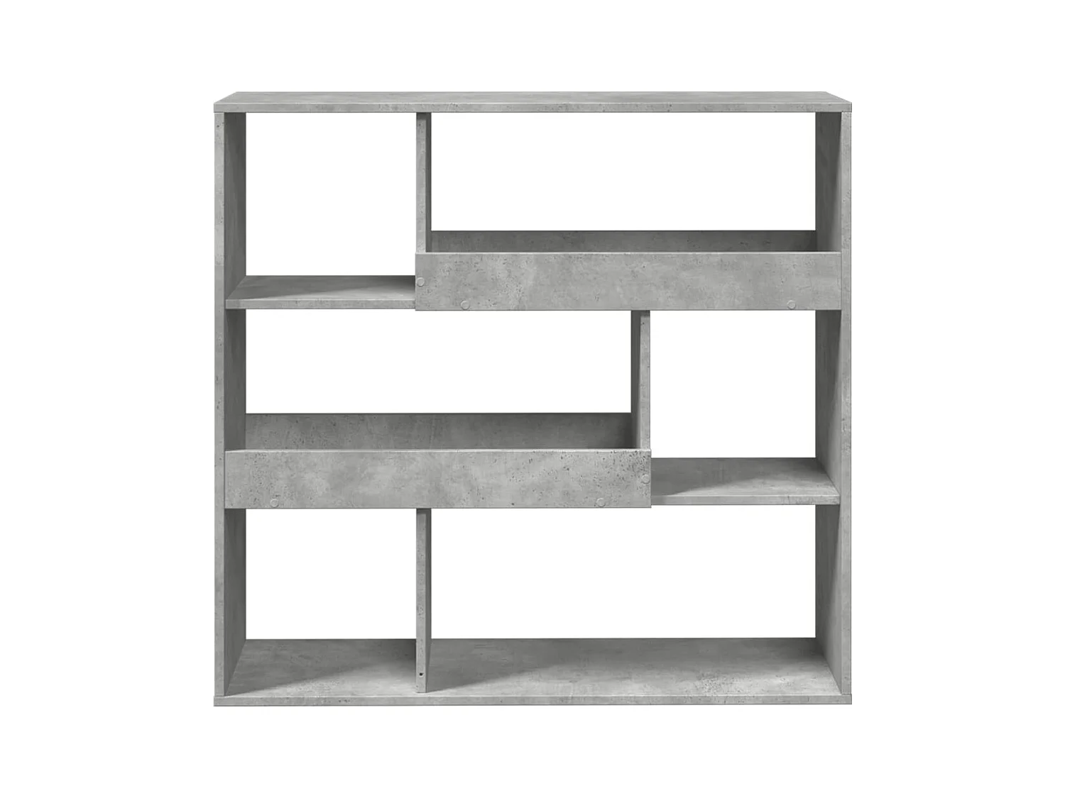 Betongrijze boekenkast/kamerverdeler 100x33x94,5 cm