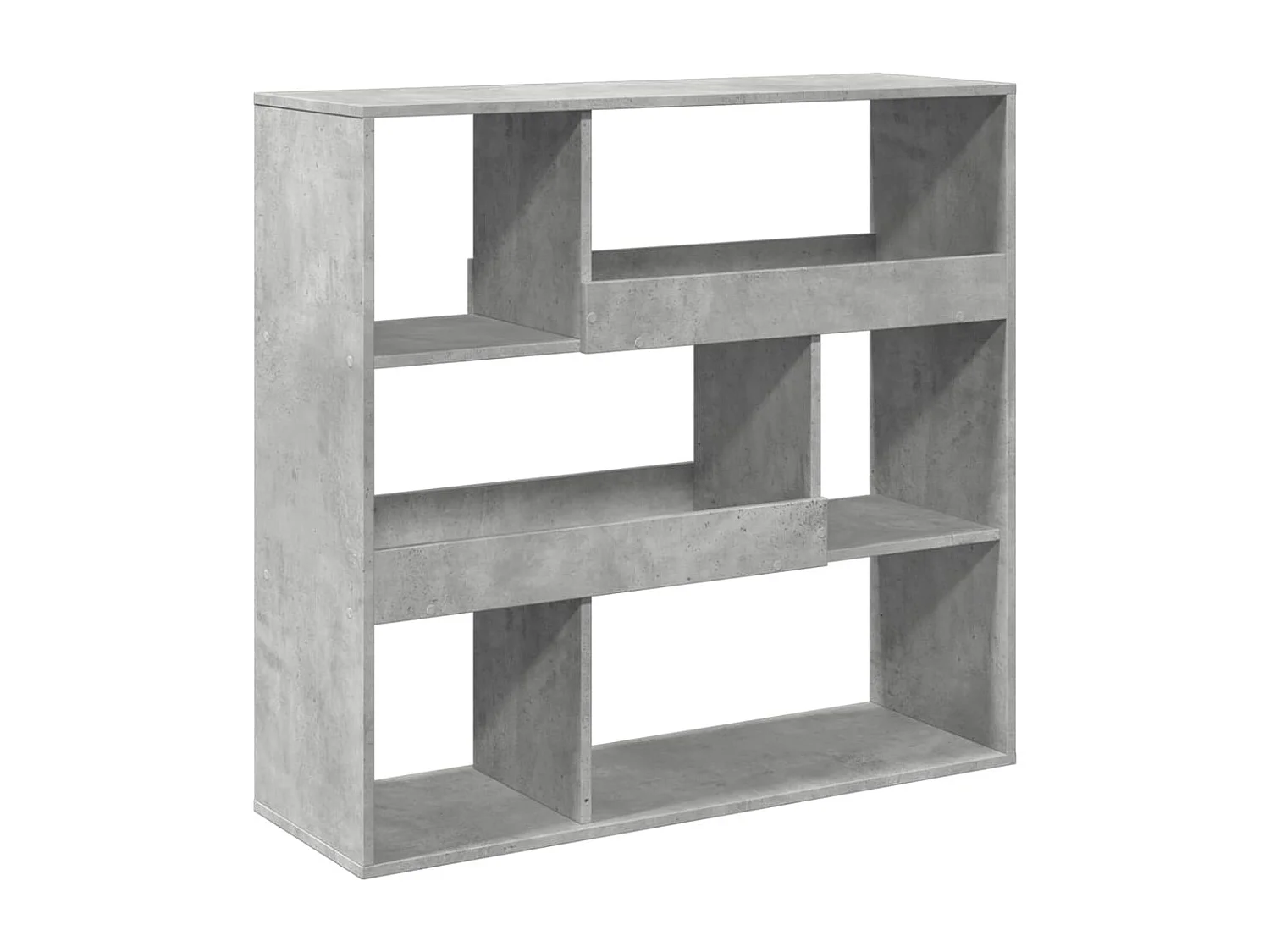 Libreria/divisorio grigio cemento 100x33x94,5 cm