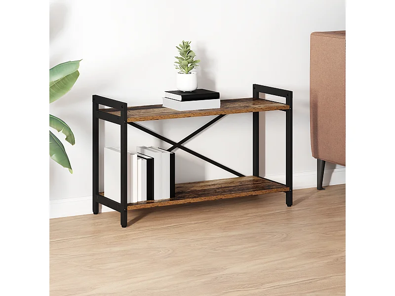 Bibliothèque Bois ancien 80 x 30 x 48.5 cm Bois d'ingénierie