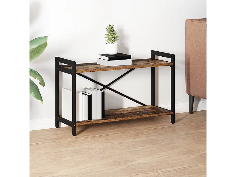 Bibliothèque Bois ancien 80 x 30 x 48.5 cm Bois d'ingénierie